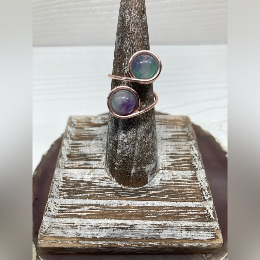 ✨Handmade Jade Rose Gold Ring